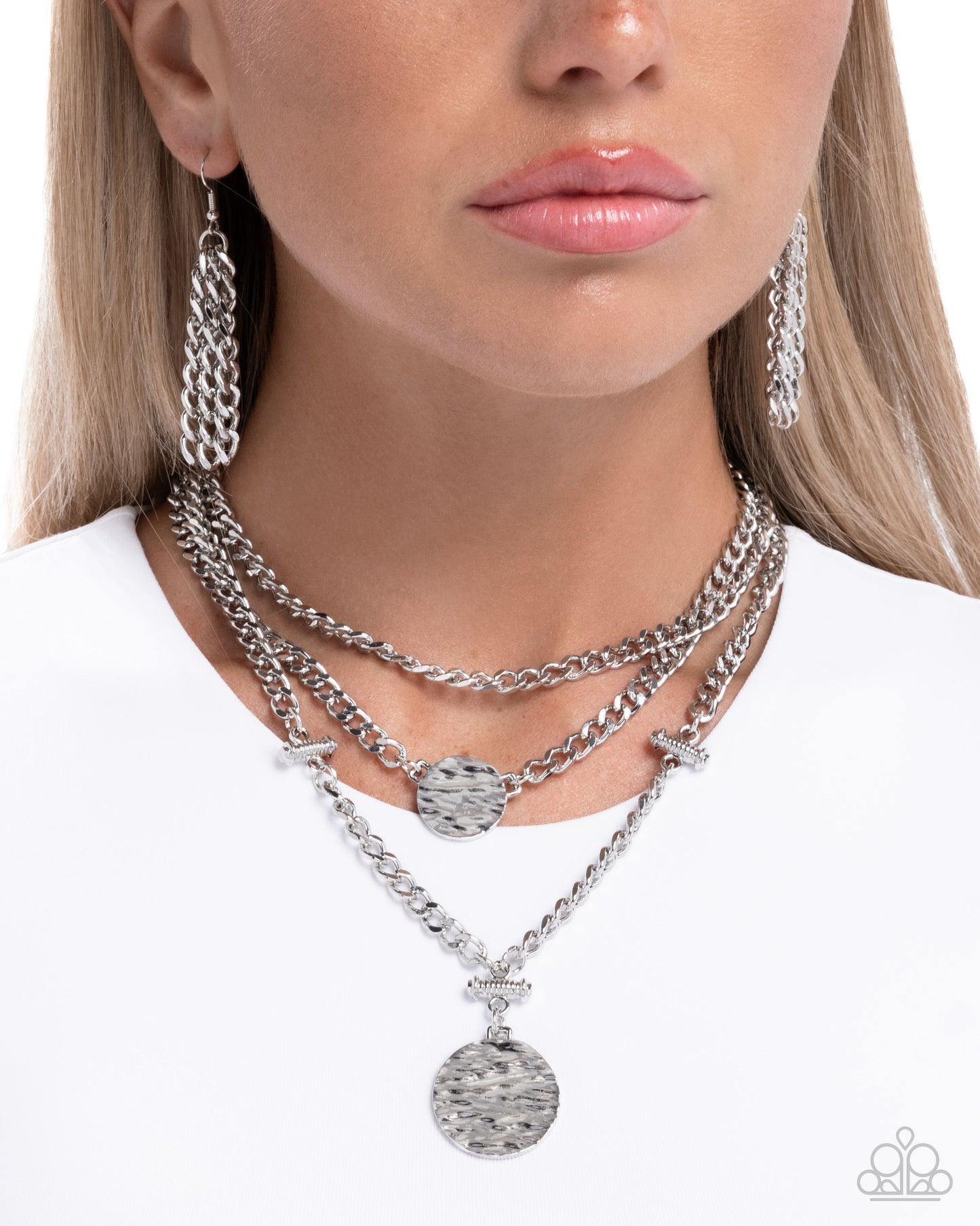 Generously Grungy - Silver Necklace