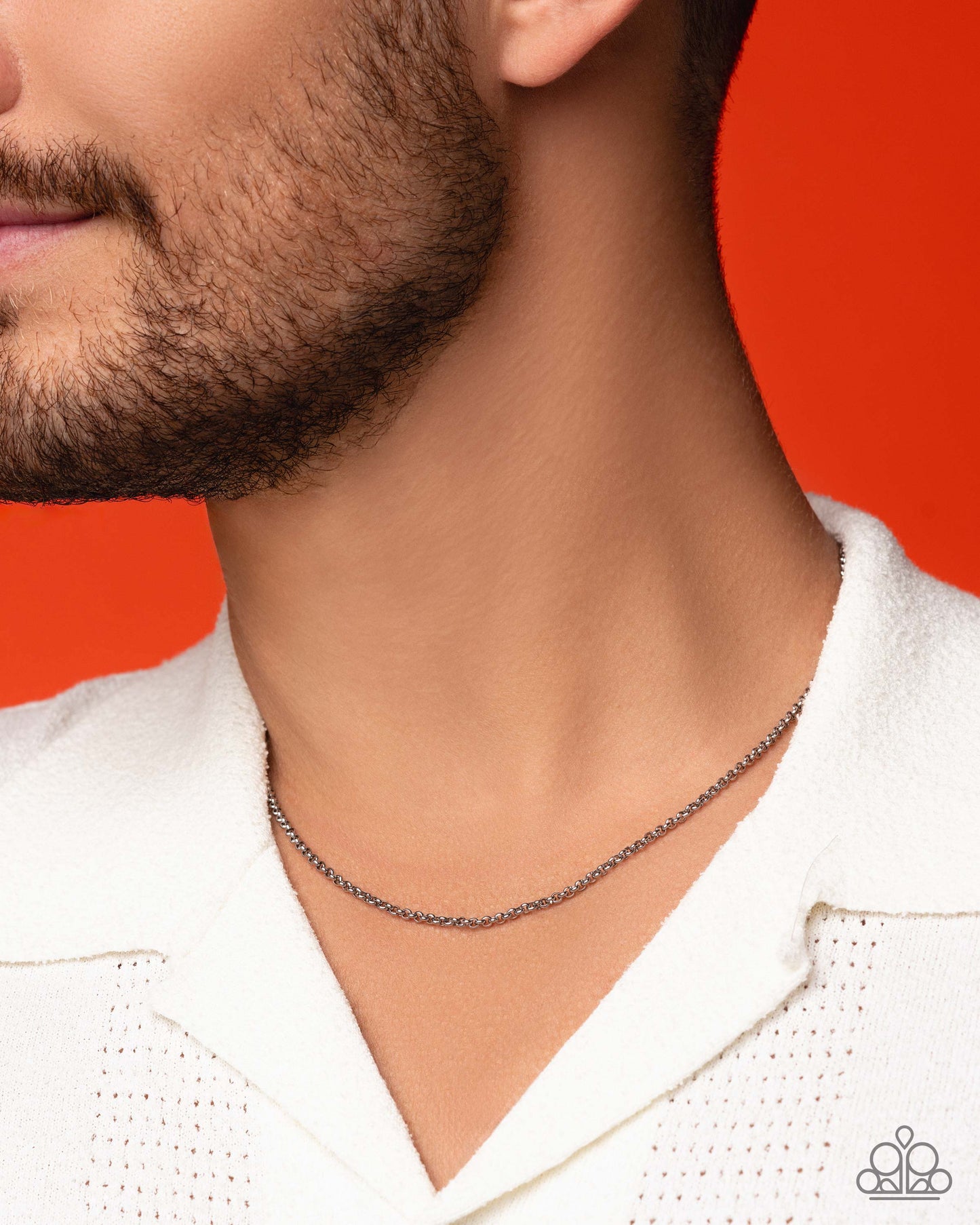 Luminescent Leverage - Silver Stainless Men's Chain / Necklace