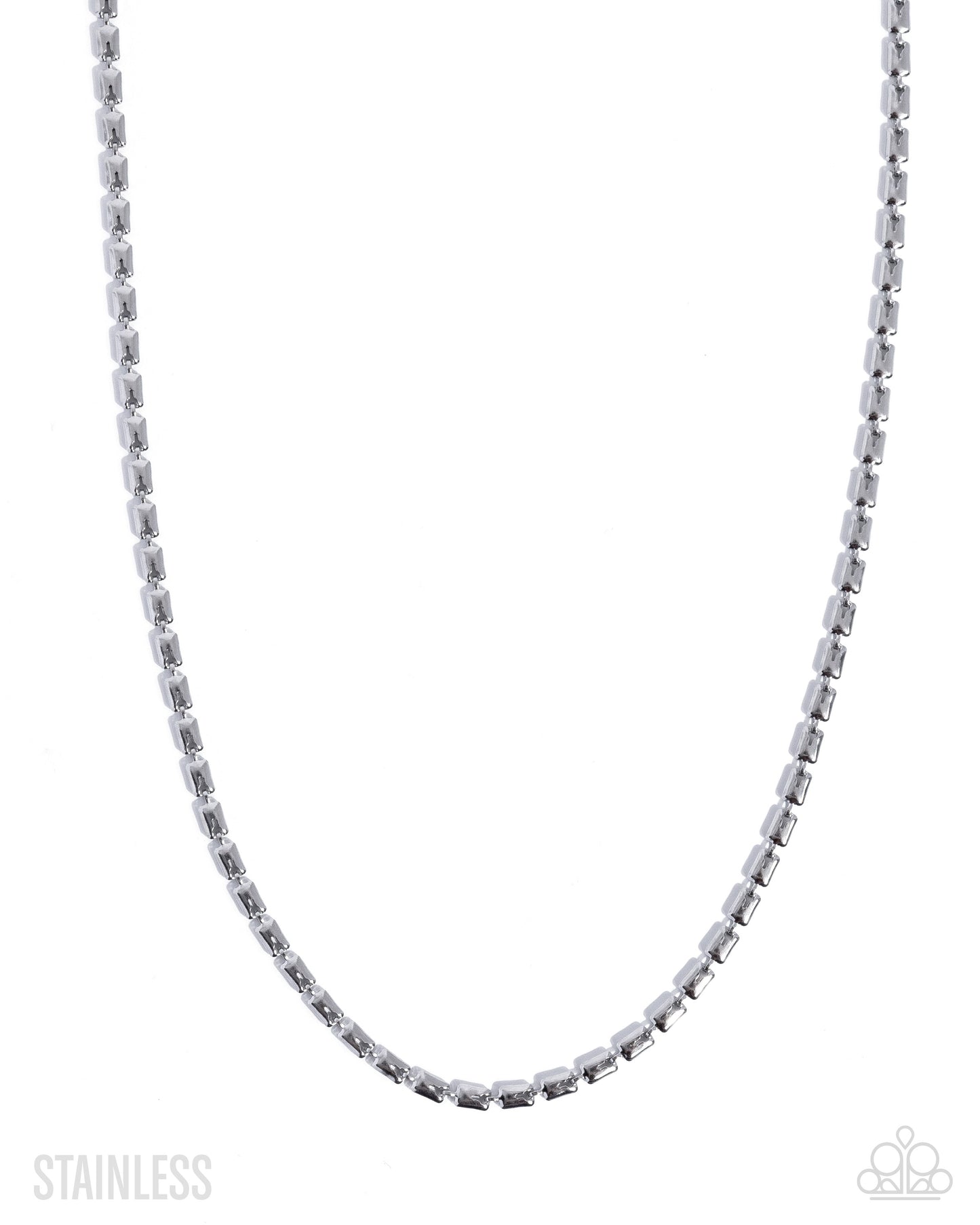 Limitless Leverage - Silver Men's Necklace - Stainless Steel
