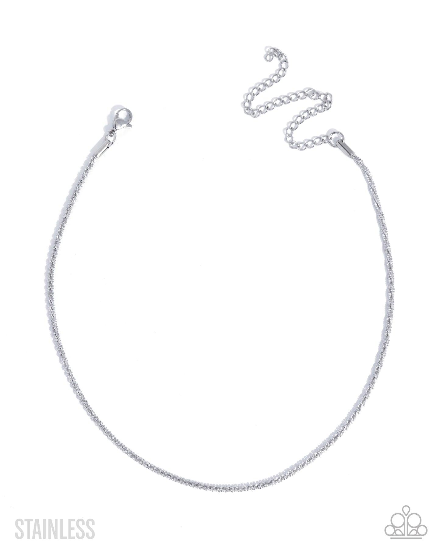 Authoritative Academy - Silver (Stainless Steel) Necklace - choker