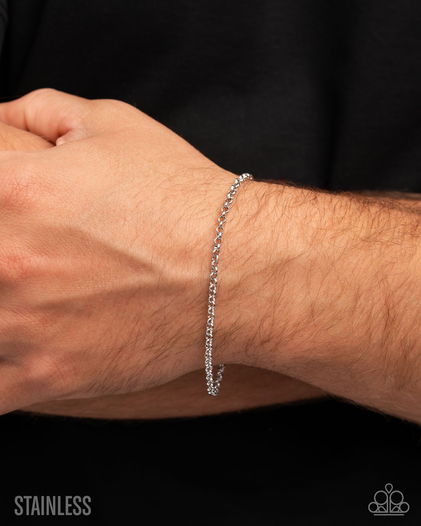 Neutral Novelty - Silver Men's  Bracelet