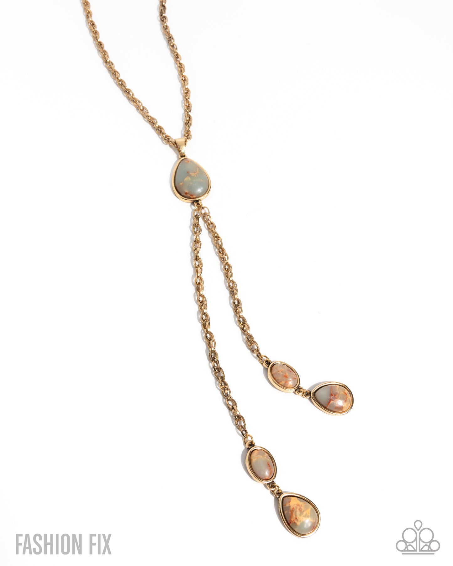 Naturally Sophisticated - Gold w/Multi Necklace