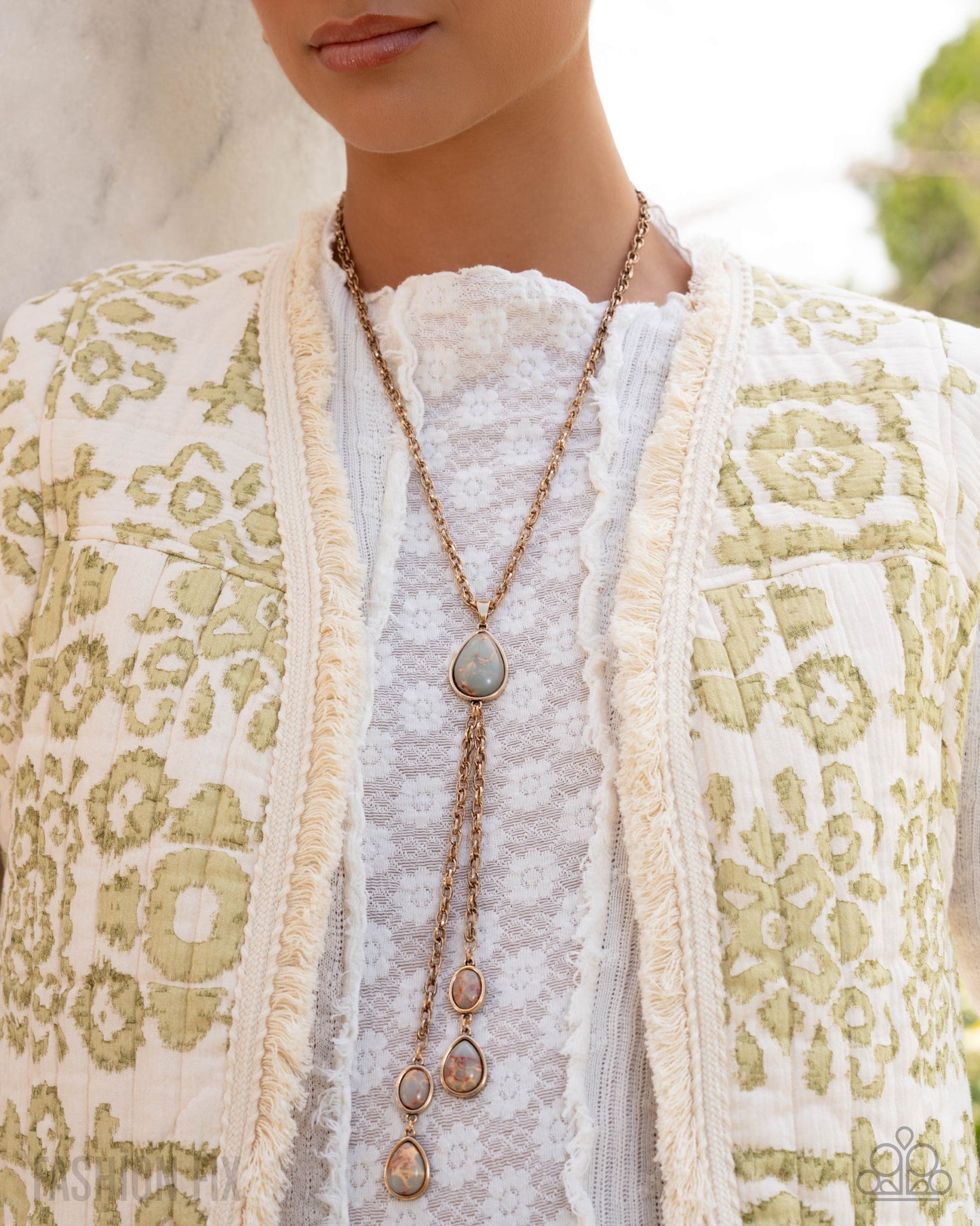 Naturally Sophisticated - Gold w/Multi Necklace