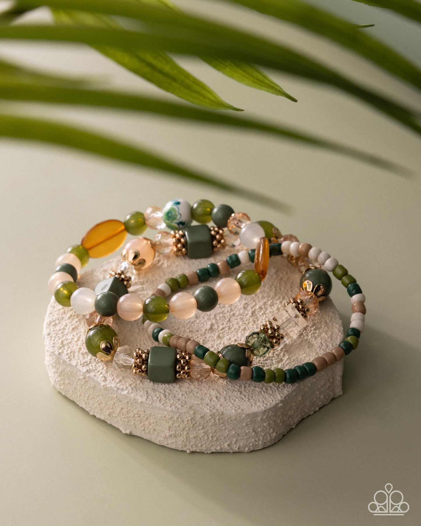 Angelic Array - Green Bracelet
