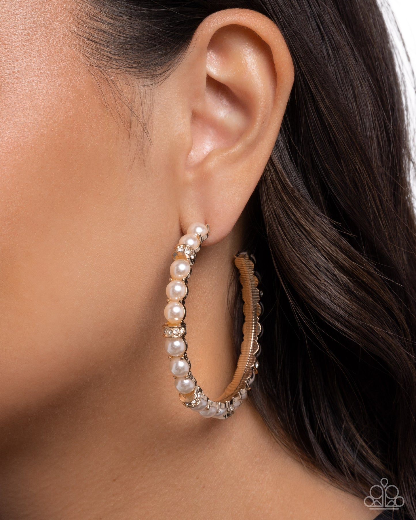 Classical Ballet - Gold w/Pearls Earrings
