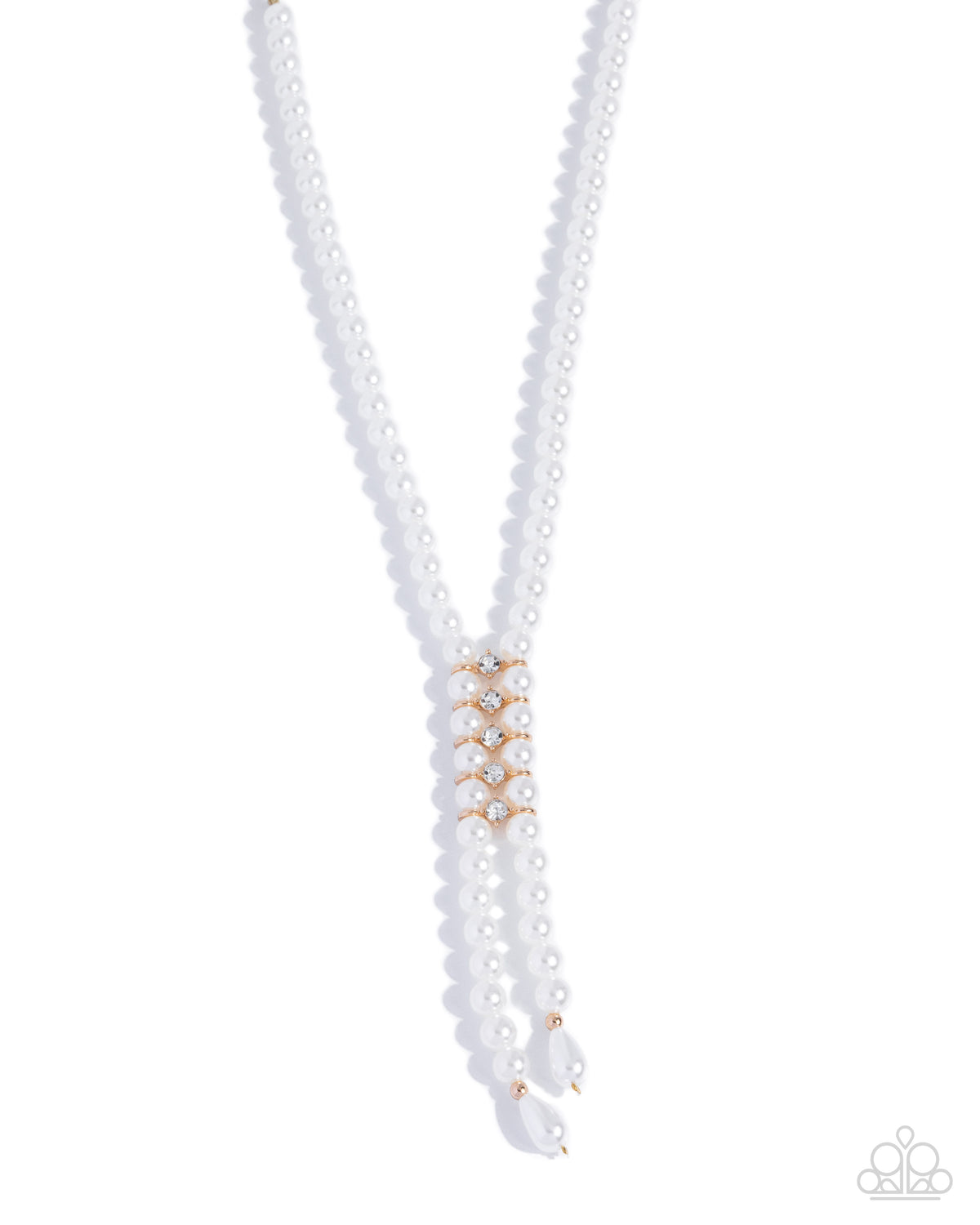 Paid in Pearls - Pearls w/Gold Necklace & Bracelet Set