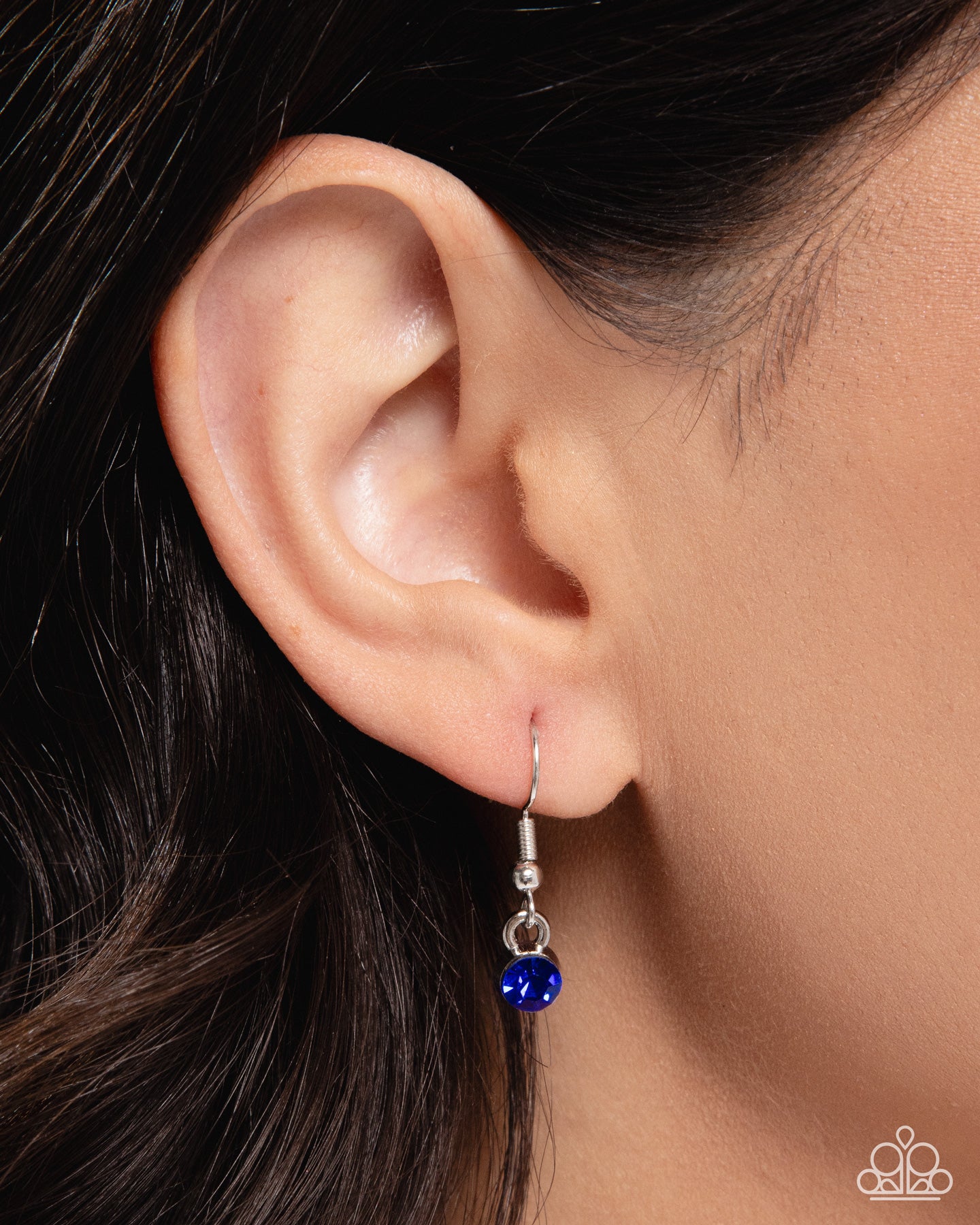 Corporate Climb - Silver w/Blue Necklace