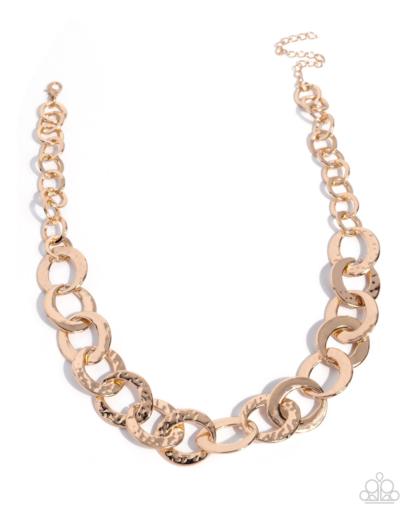 Trendy Takedown - Gold Necklace