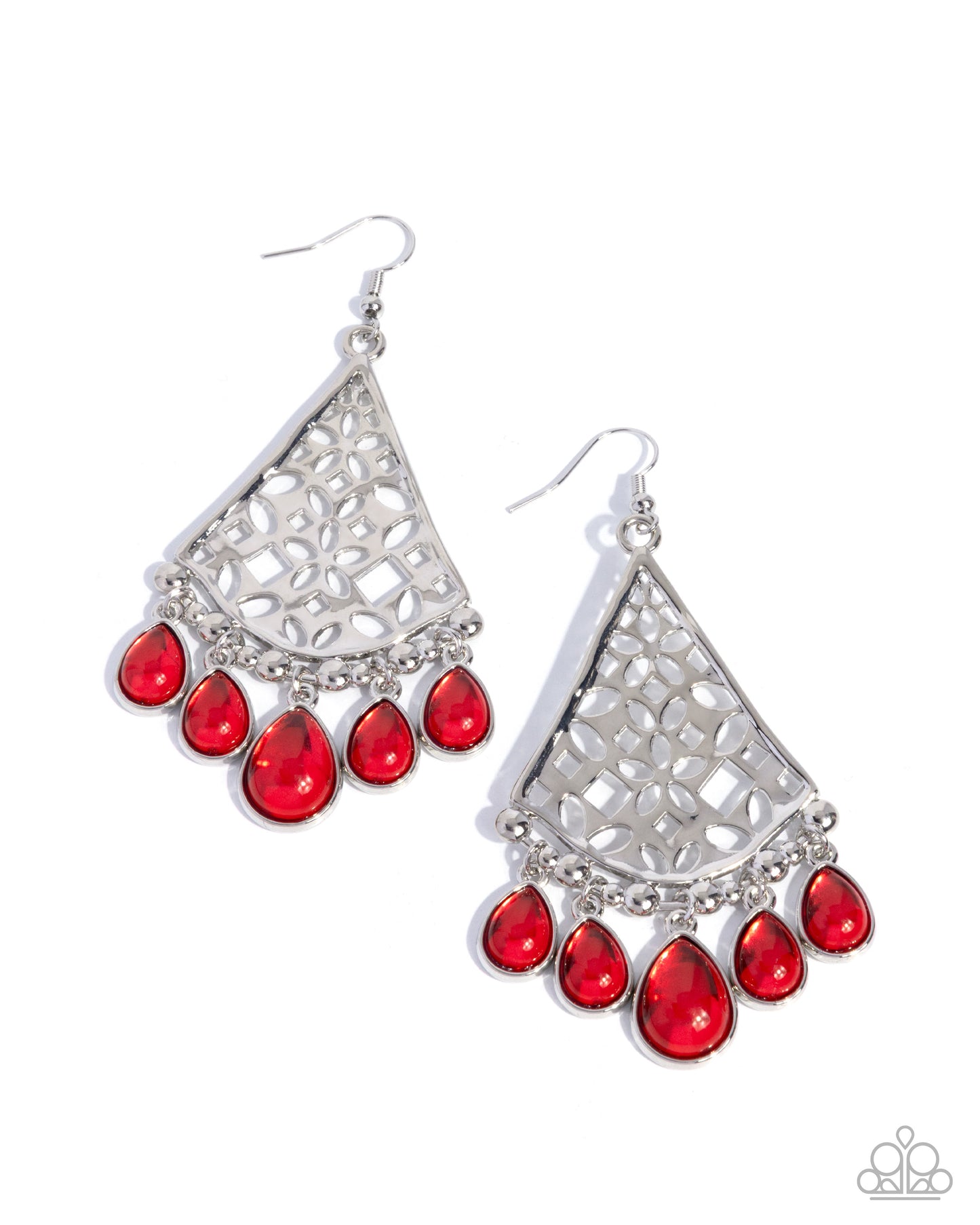 Woven Weekend Earrings - Red
