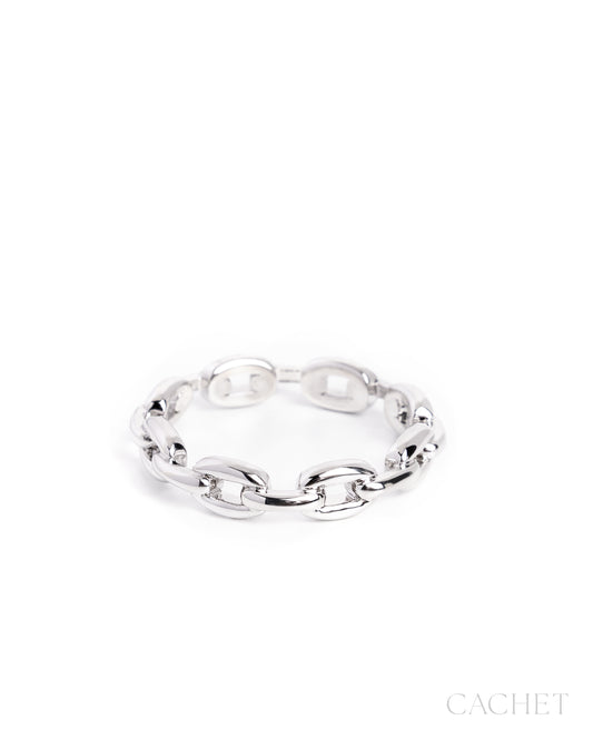 Cachet - Entwined - Silver/Rhodium Ring  (size 7 ring)