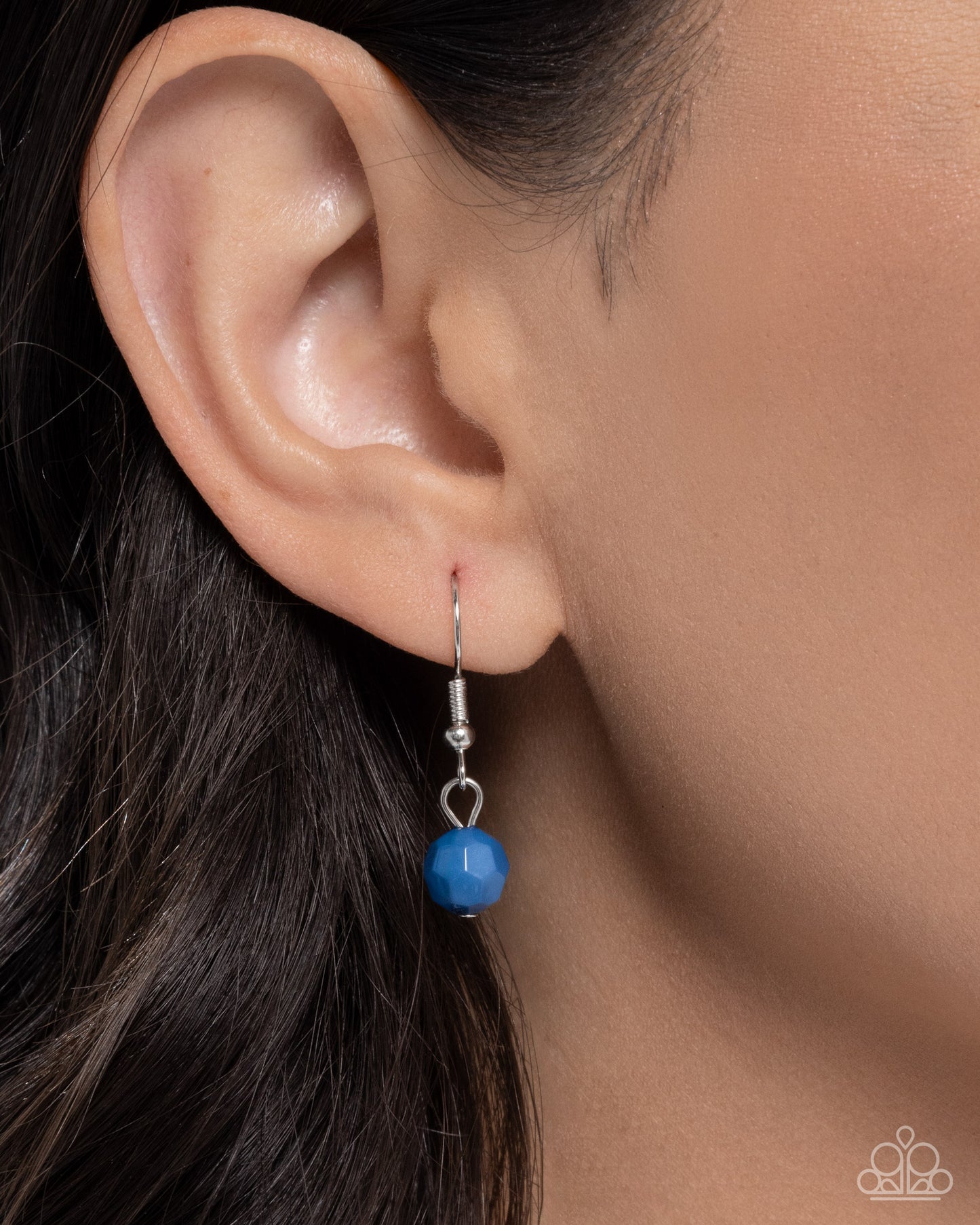 Singular Sparrow - Silver w/Blue Necklace
