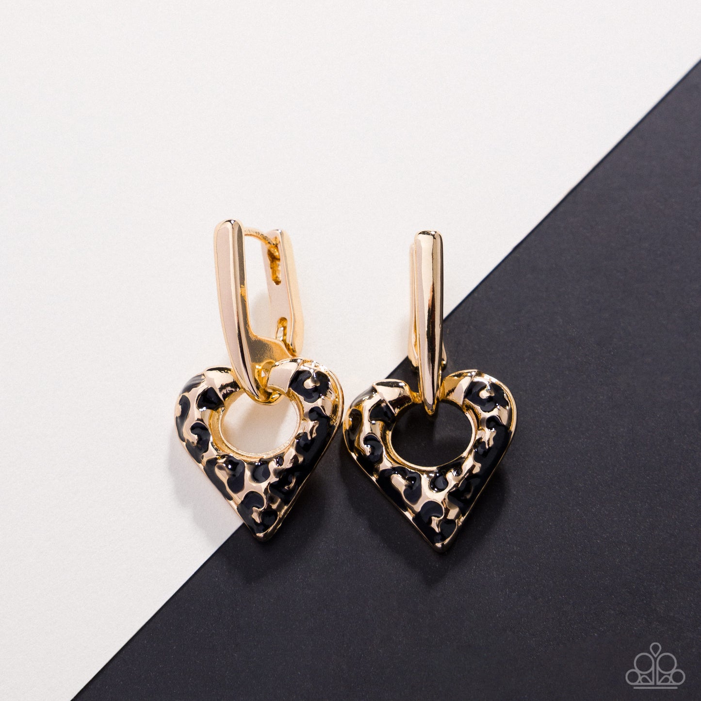 Cheetah Chemistry - Gold Hinge Earrings