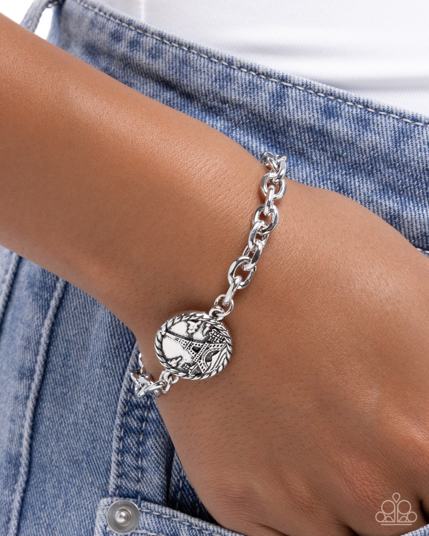 French Class - Silver Bracelet