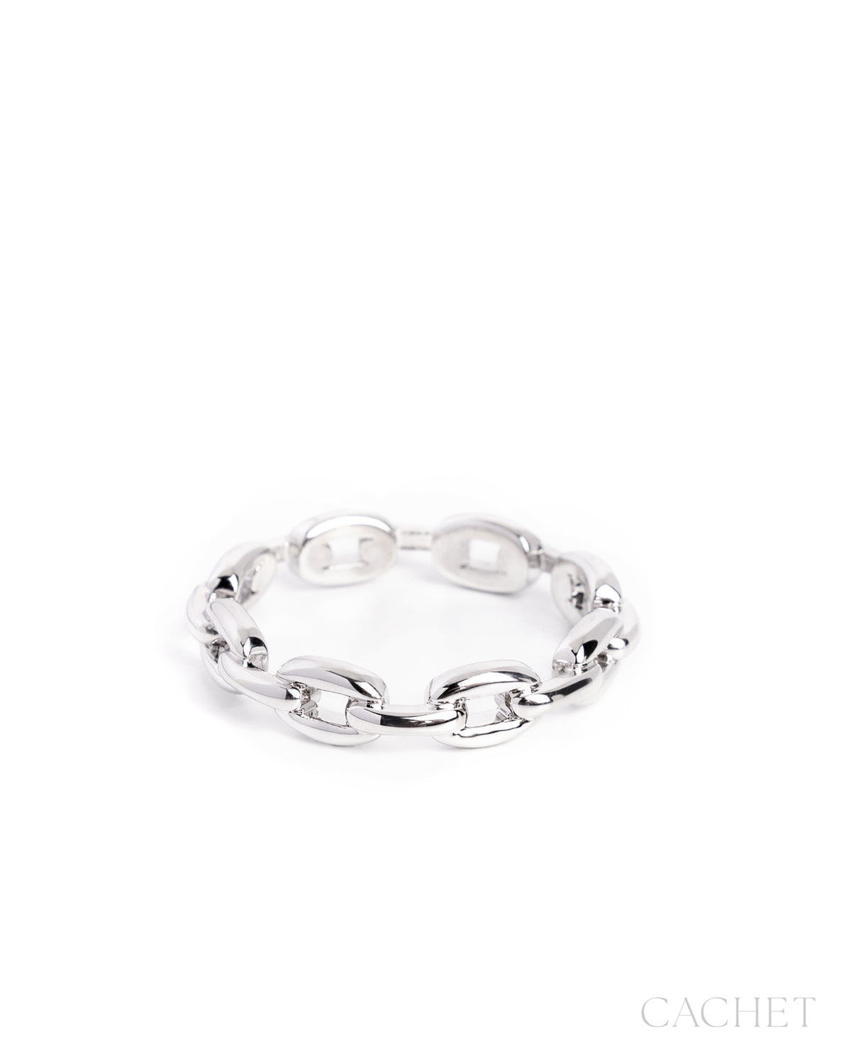 Entwined - Rhodium - Cachet Silver Ring size 6