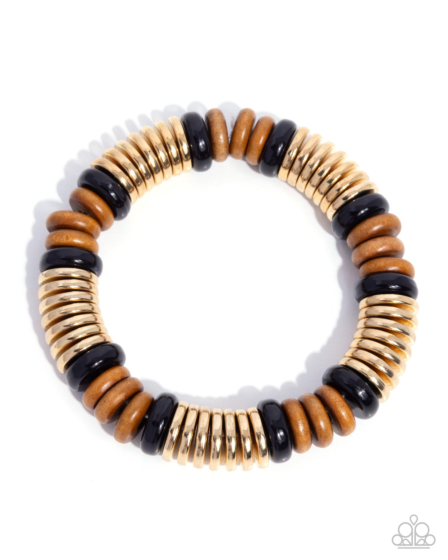 Wood Work Bracelet - Black