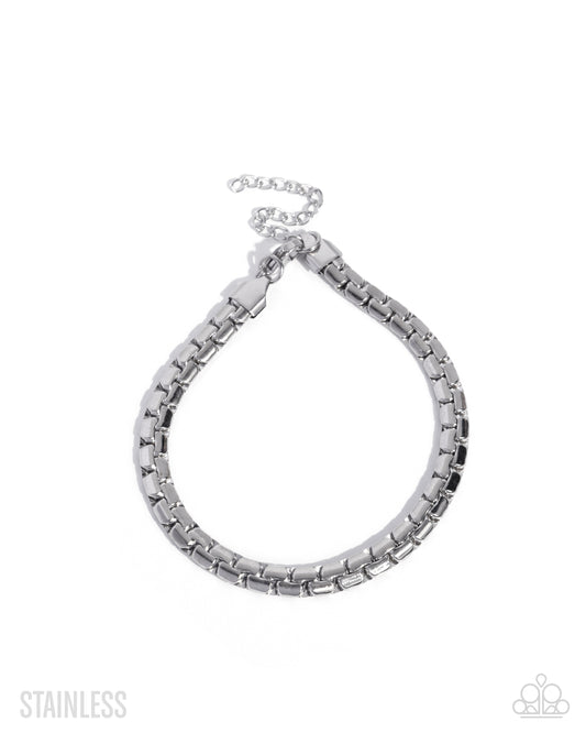 Balanced Bravado - Silver Men's Bracelet - Stainless Steel