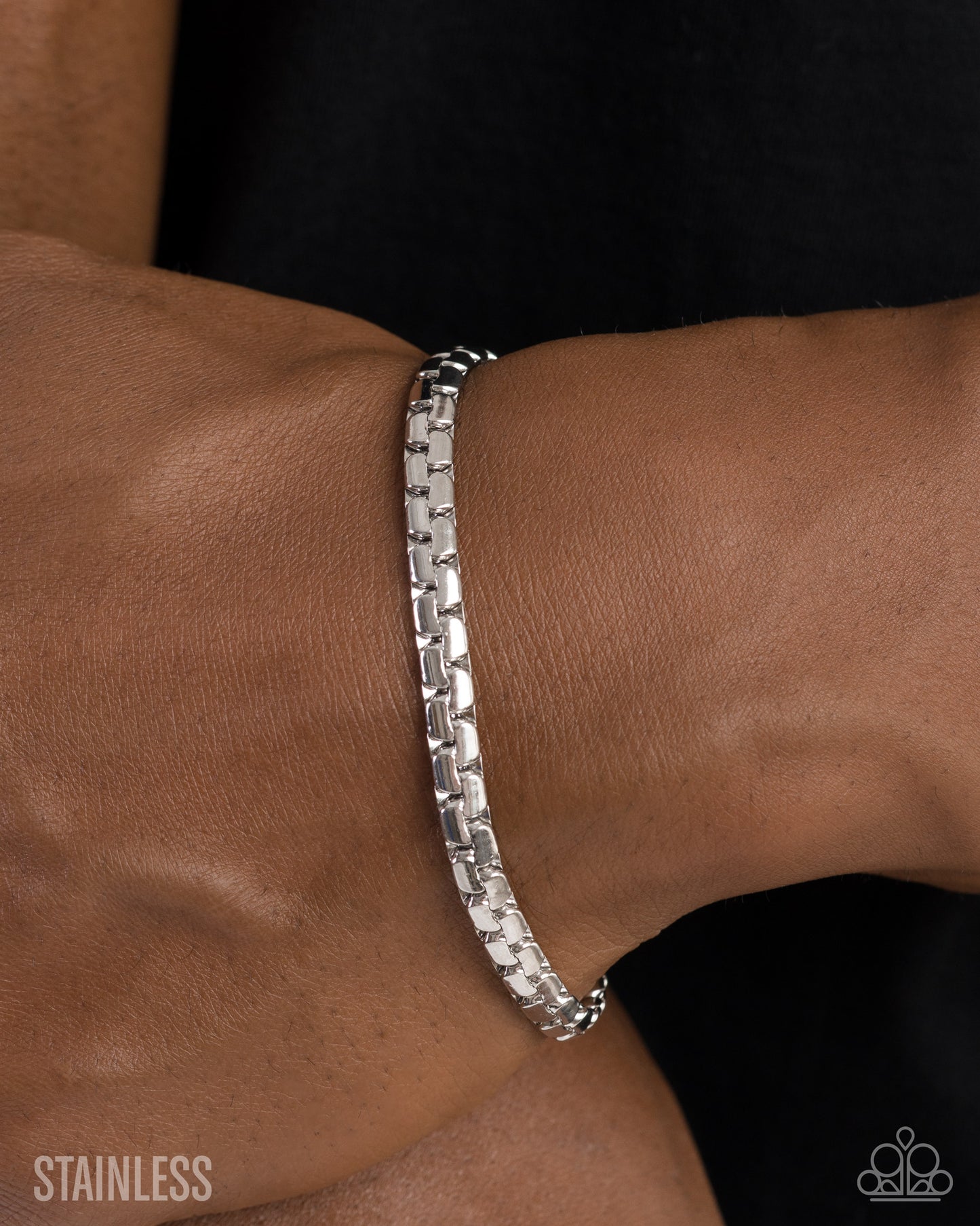 Balanced Bravado - Silver Men's Bracelet - Stainless Steel