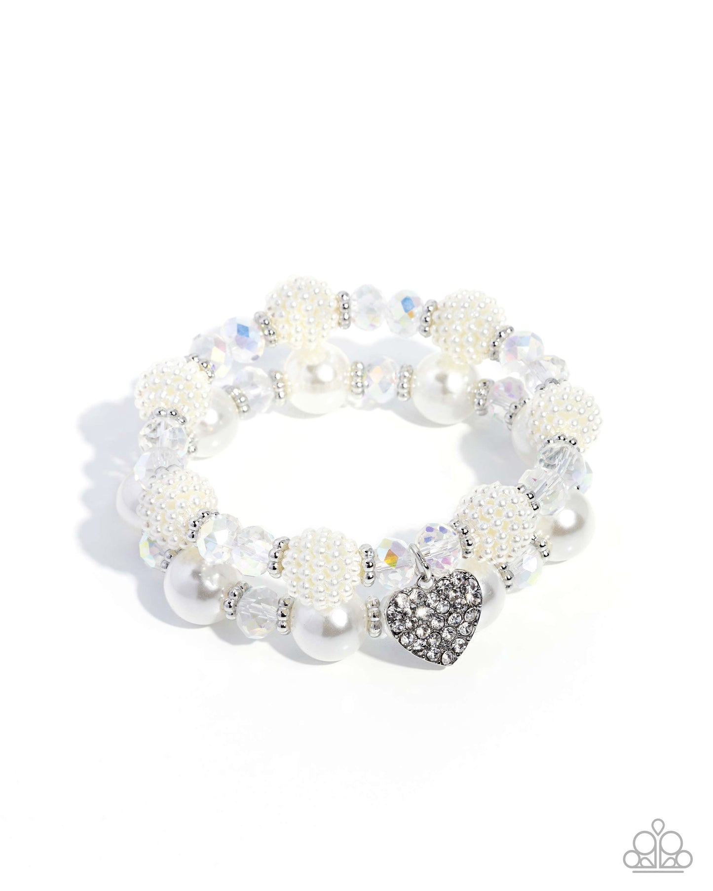 Heart Hustle - White w/Heart Bracelet