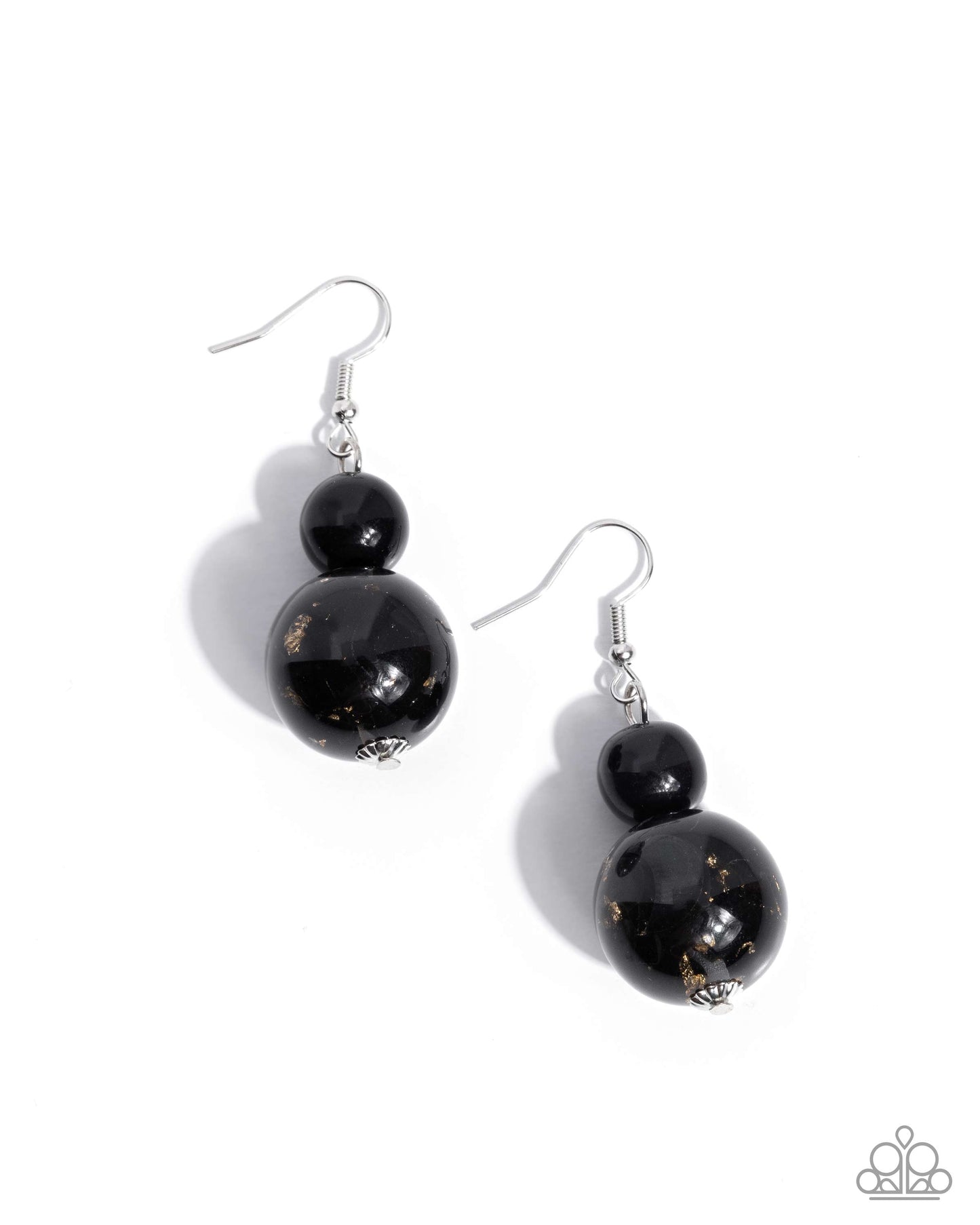 Funky Freestyle - Black Earrings