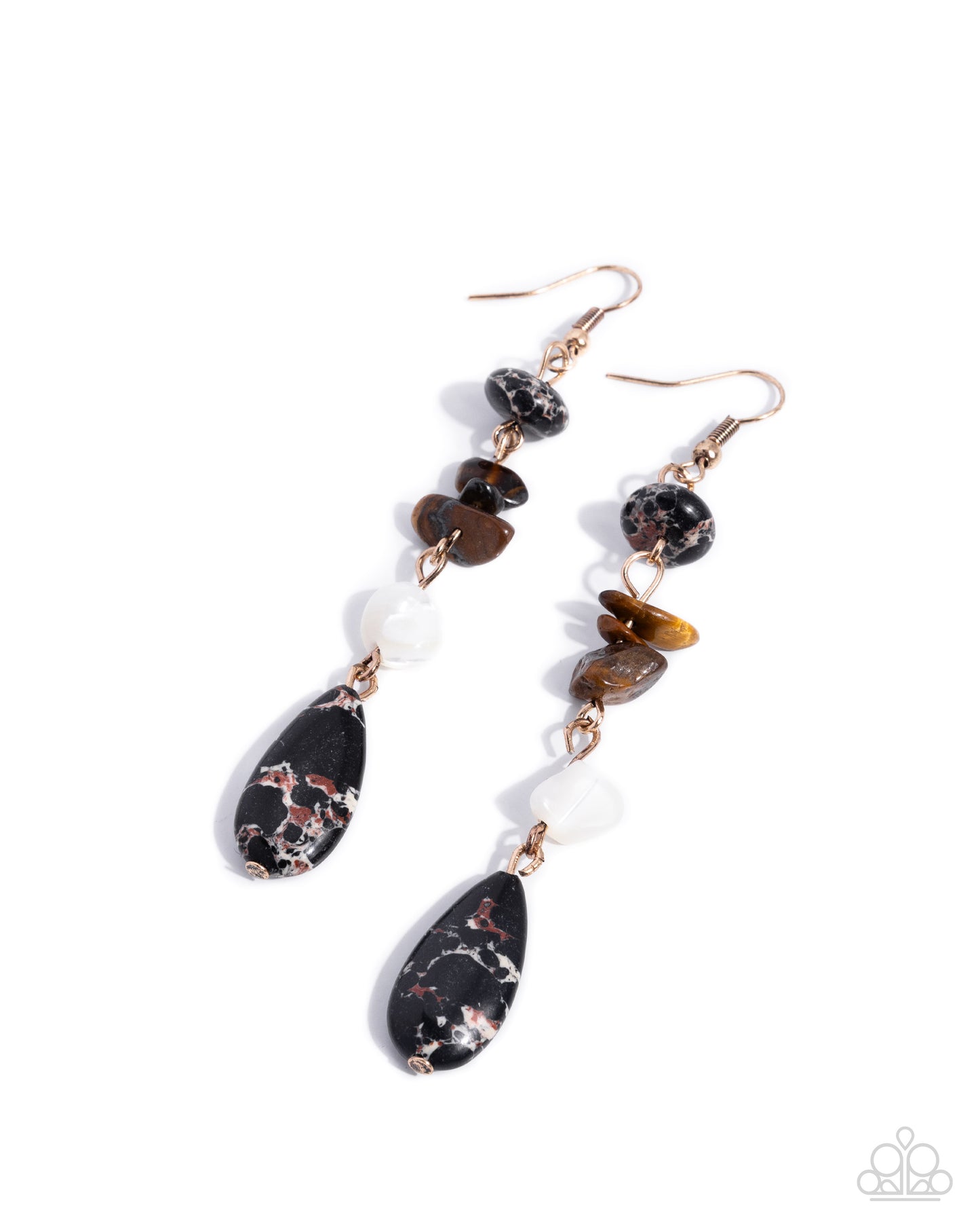 Going Desert to Desert - Black Earrings