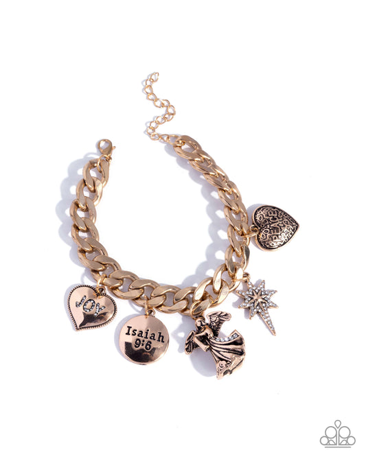 Savior is Born - Gold Inspiration Bracelet