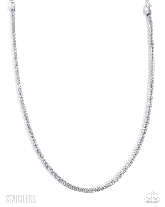 Elemental Effect - Silver Men's Necklace