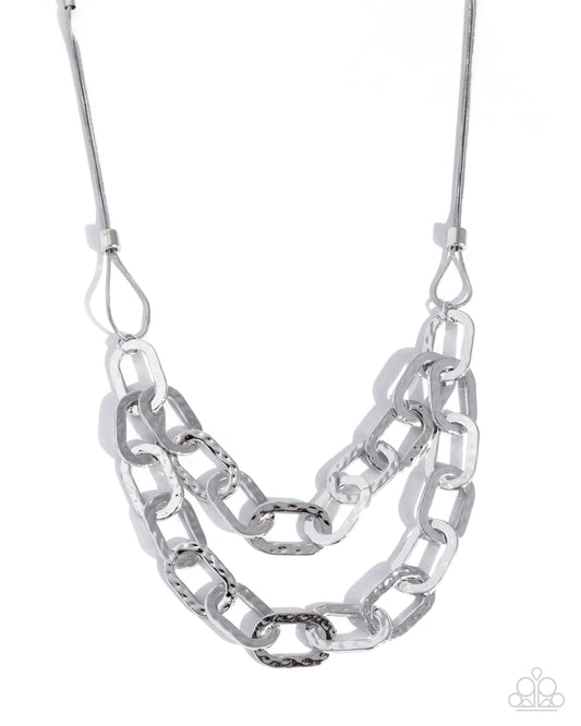 Perceptive Pattern - Silver Necklace