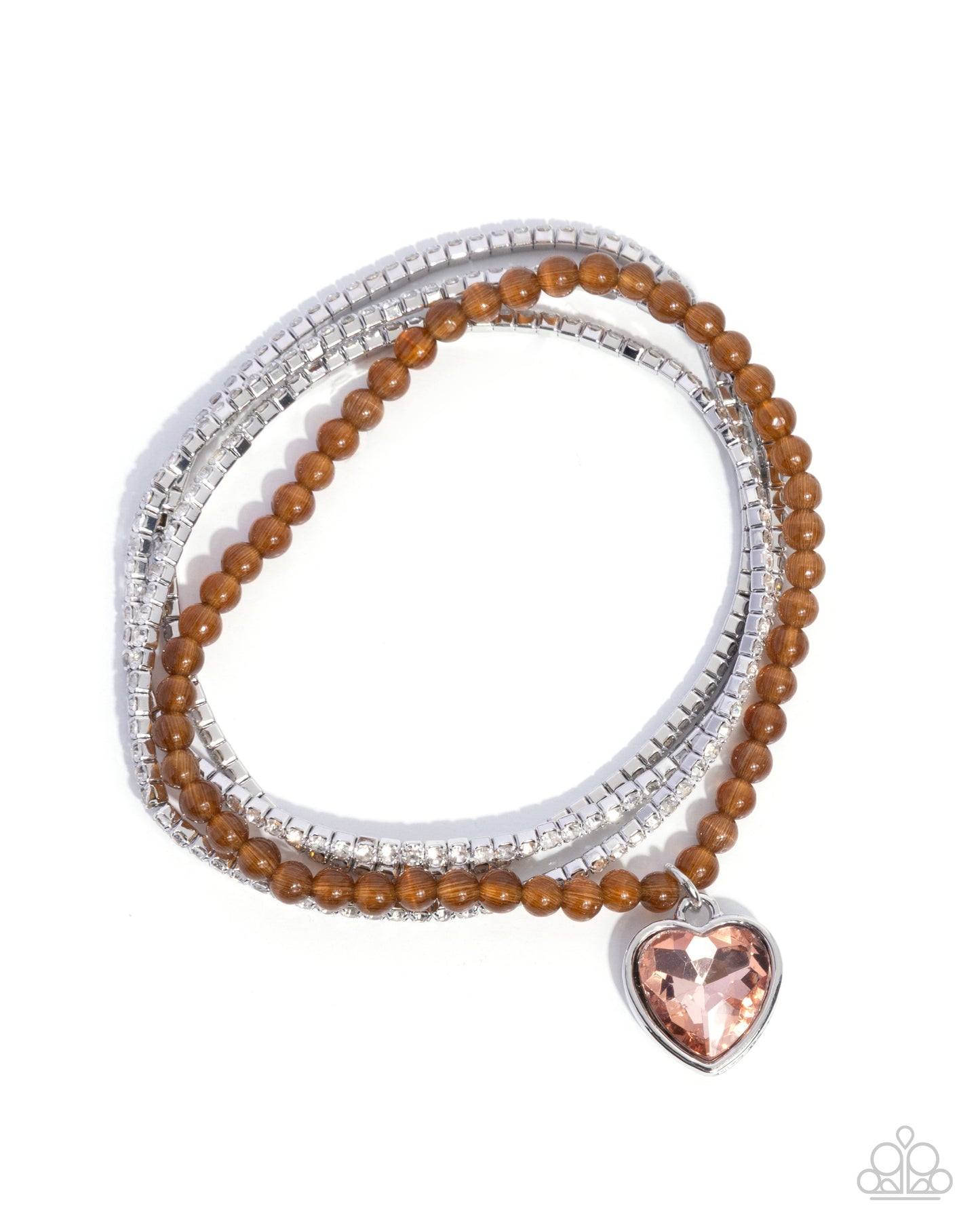 Mass Matchmaking - Brown Heart Bracelet