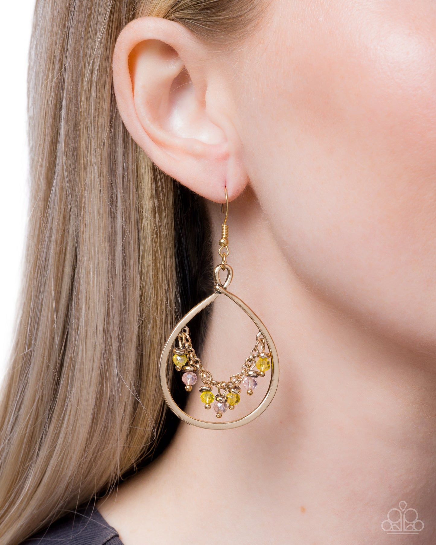 Flashback Fringe - Yellow Earrings