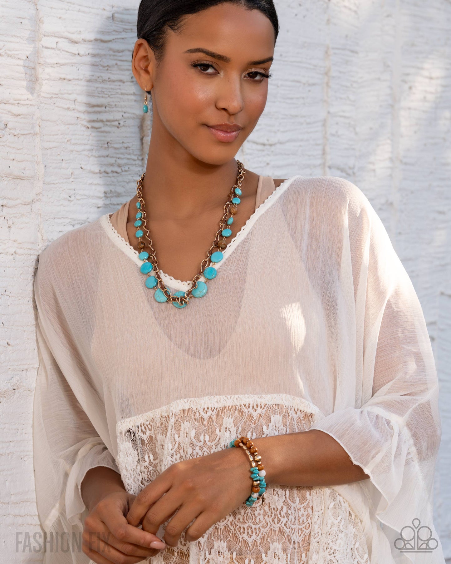 Spirited Sequence - Gold Multi Bracelet