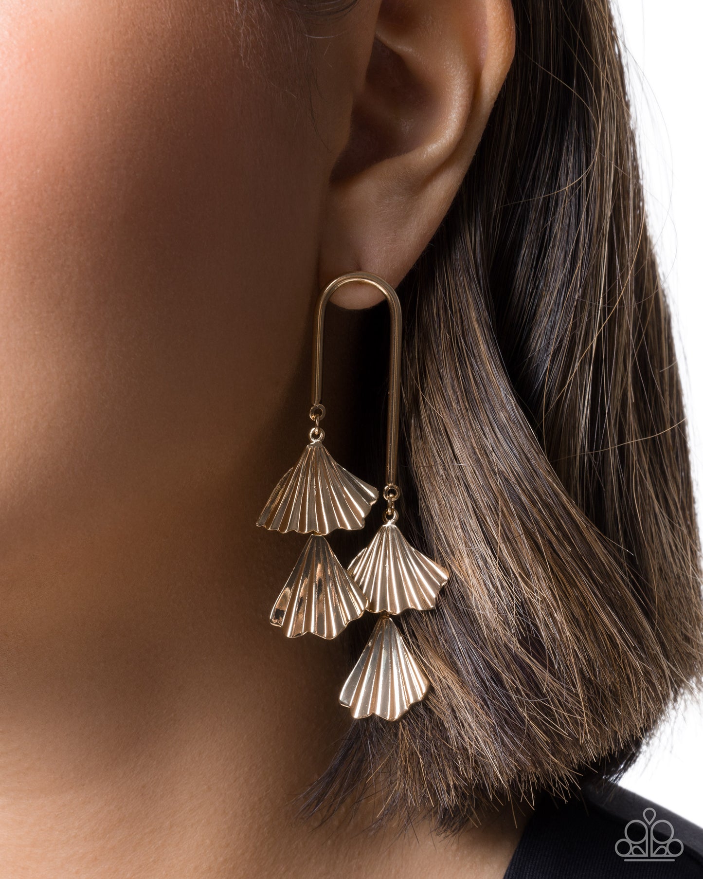 Bell Flower Beauty - Gold Earrings