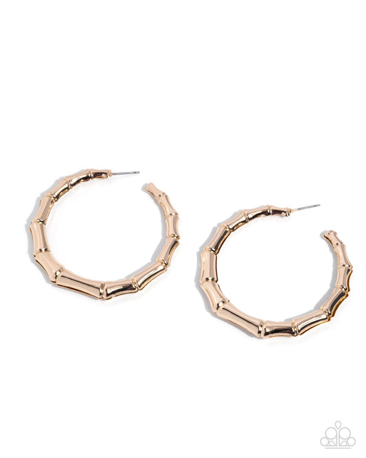 Tailored Tribute - Gold Earrings