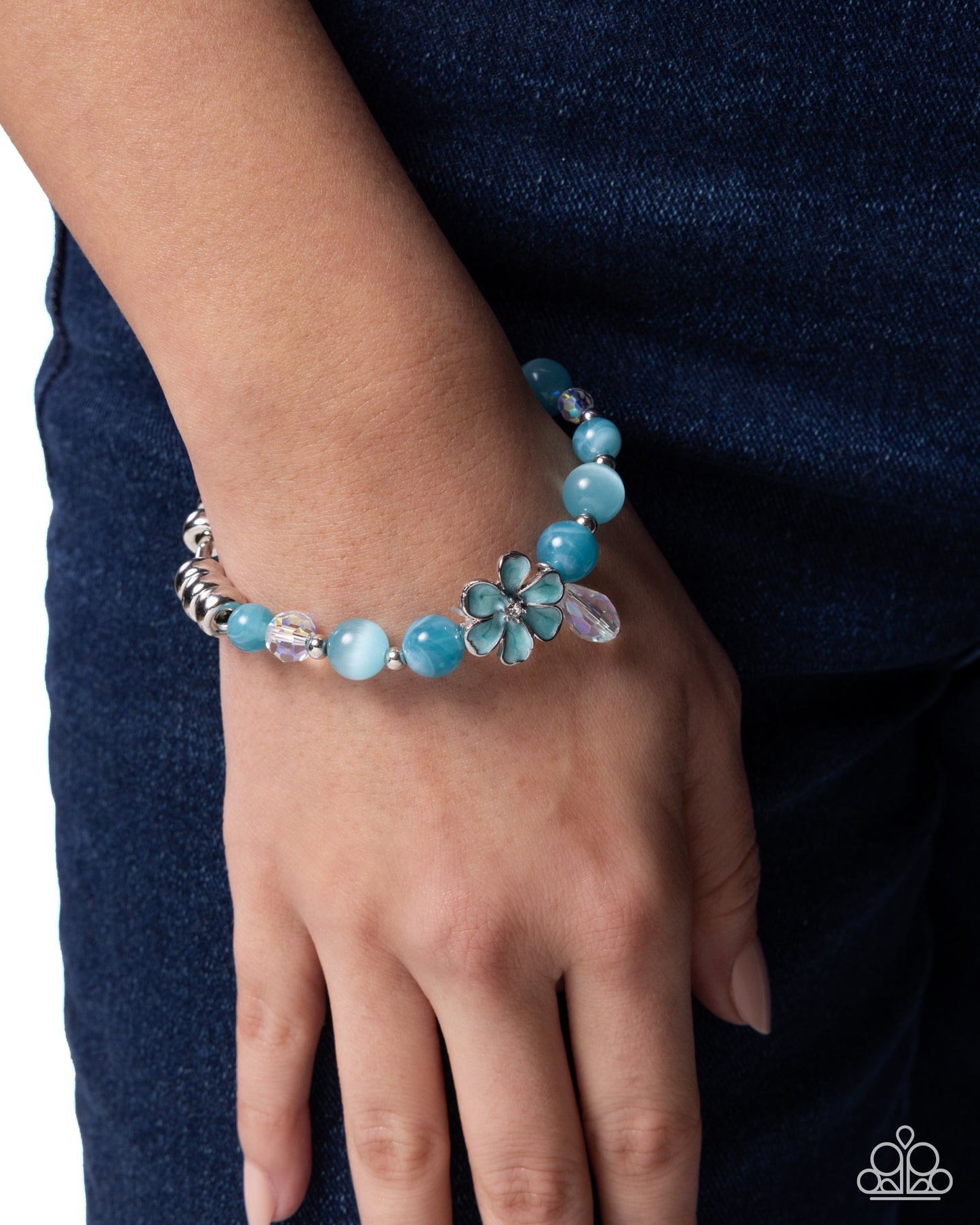 Stunning Spring - Blue Bracelet