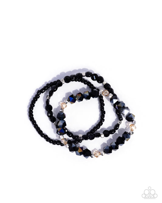 Confident Courtesy - Black Bracelet