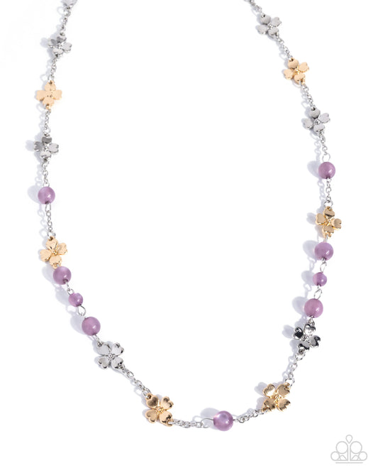 Memorable Malibu - Purple Necklace