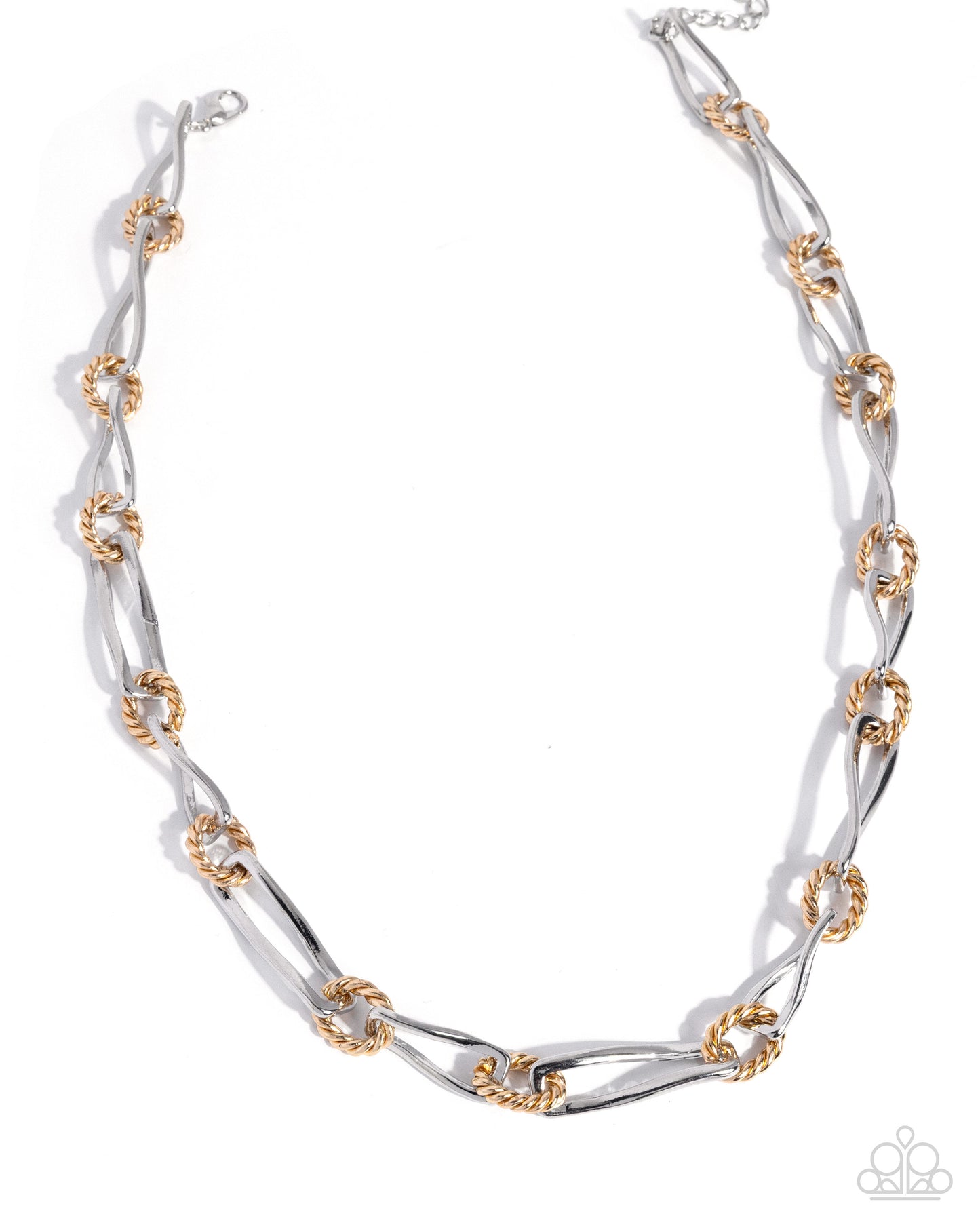 Infinite Independence - Silver & Gold Necklace