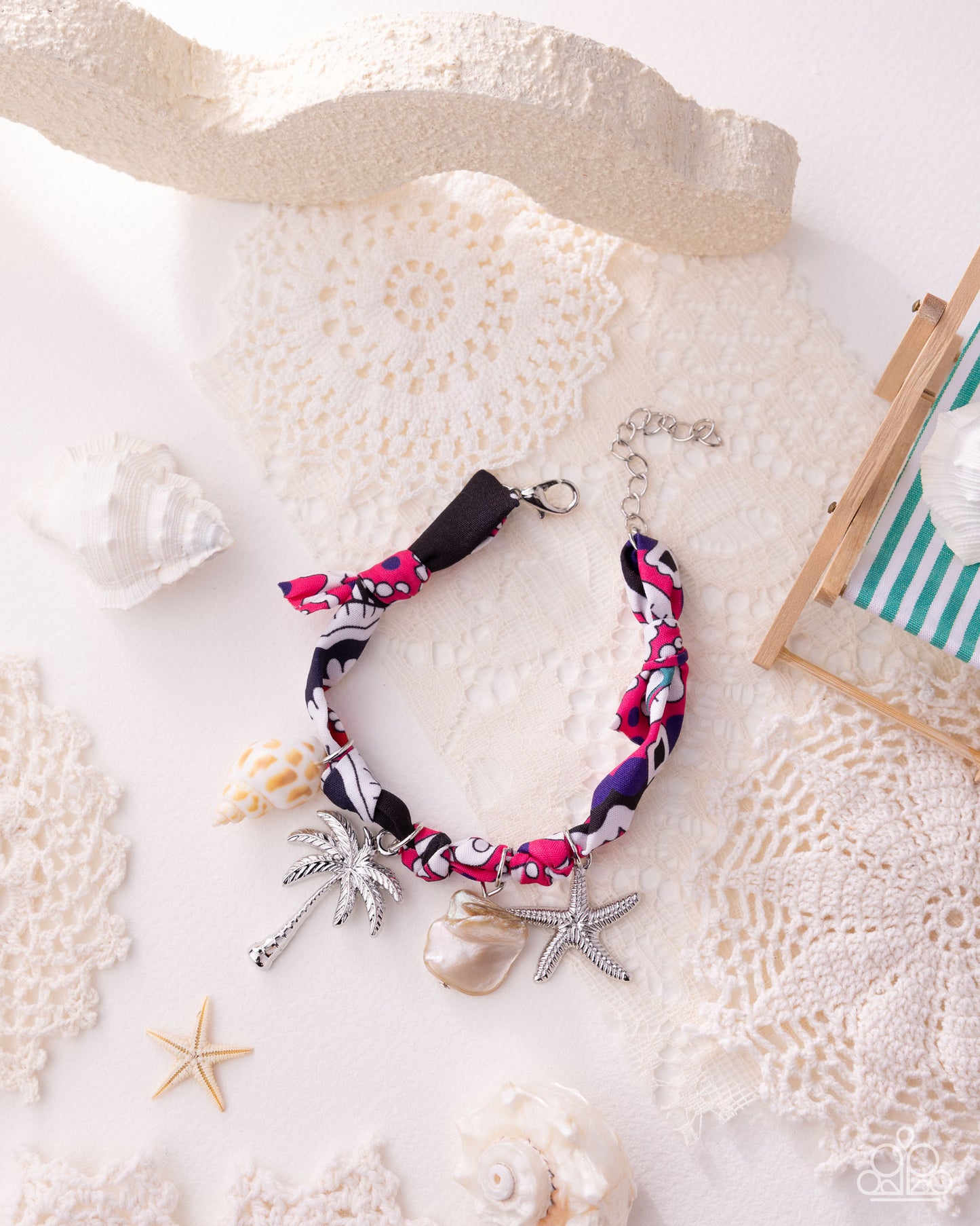 Resort Redux - Pink & Brown "Beachy" Bracelet