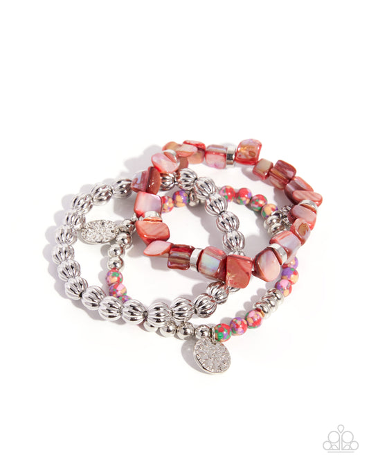 Sunshine Stack - Red Bracelet