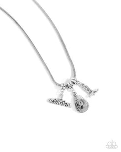 Boy Meets Cowgirl Silver Necklace - Charms