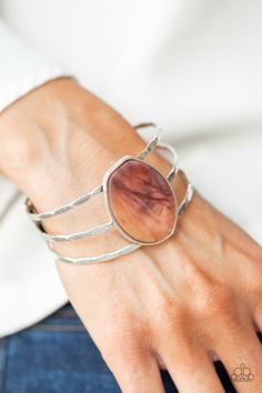 Canyon Dream Bracelet - Silver w/Brown