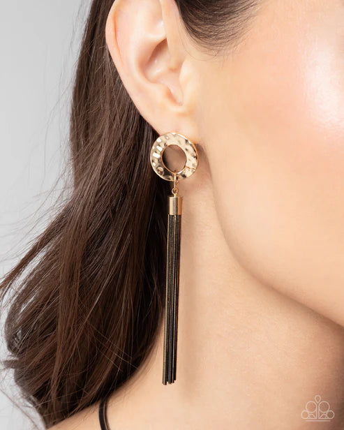 Complete Look Set -Black/Gold Necklace & Bracelet