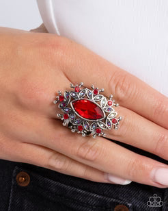 Elaborate Effect Ring Red