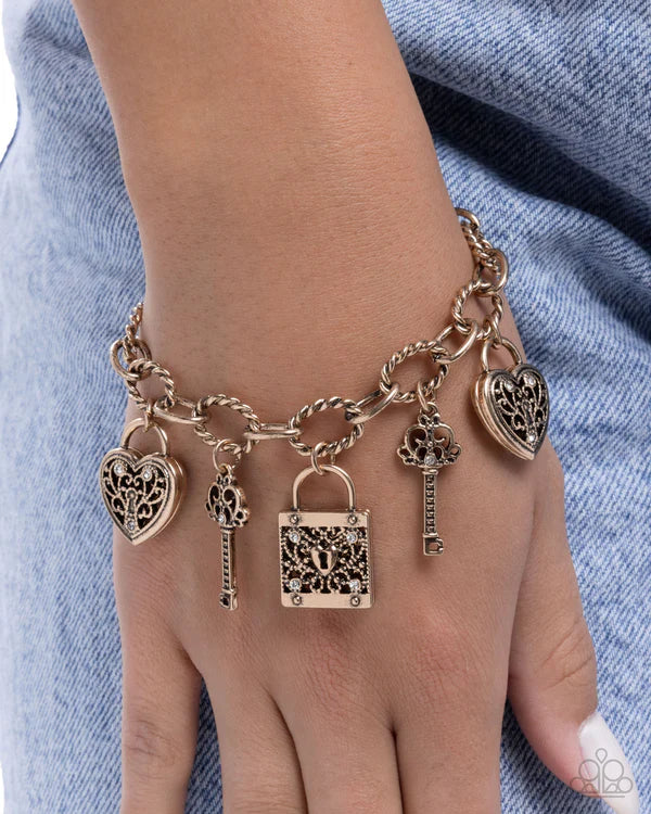 Flirty Filigree Gold Bracelet