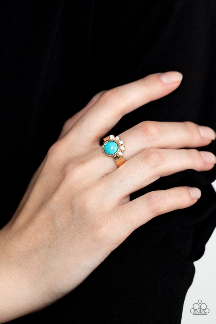 Havasu Haven Gold - Turquoise Ring