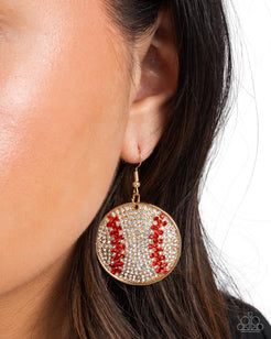 Homerun Haute Earrings - Baseball