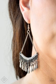 In Rogue Silver Earrings