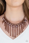 Industrial Intensity Copper Necklace