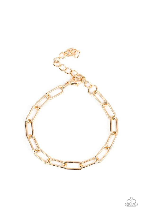 Lit Locomotion Gold Urban/Men's Bracelet