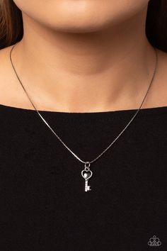 Loved Locked Silver Necklace