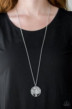 Naturally Nirvana Silver w/White Necklace